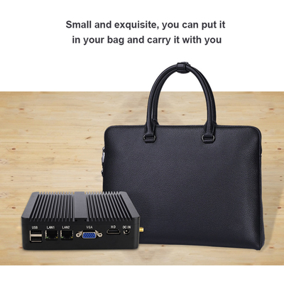 comprar Bolso pequeno Intel Mini Pc Computer PC industrial portátil Fanless do OEM J4125 do mini online manufacture
