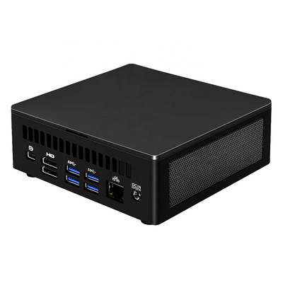 Porto pequeno industrial da exposição de Mini Pc Iris Xe Graphics 3 do jogo do núcleo I7 1165g7 11o do núcleo I5 1135g7 da vitória 11